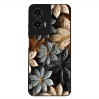 Θήκη Sonique 3D Flower Series για Motorola Moto G35 5G Γκρι