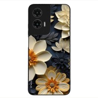 Θήκη Sonique 3D Flower Series για Motorola Moto G35 5G Εκρού