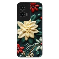 Θήκη Sonique 3D Flower Series για Motorola Moto G35 5G Πράσινο