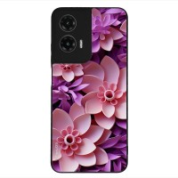 Θήκη Sonique 3D Flower Series για Motorola Moto G35 5G Ροζ