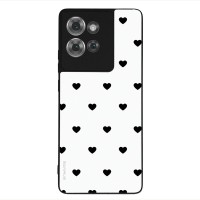 Θήκη Sonique Heart Series για Motorola Edge 50 5G Λευκό