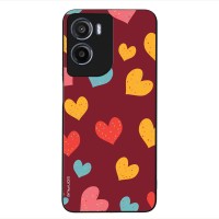 Θήκη Sonique Heart Series για Motorola Moto G05 4G / Moto E15 4G Μπορντώ