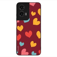 Θήκη Sonique Heart Series για Motorola Moto G35 5G Μπορντώ