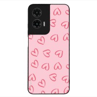 Θήκη Sonique Heart Series για Motorola Moto G35 5G Ροζ
