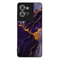 Θήκη Sonique Marble Series για Motorola Edge 50 5G Μωβ