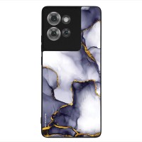 Θήκη Sonique Marble Series για Motorola Edge 50 5G Μωβ Γκρι