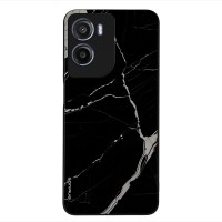 Θήκη Sonique Marble Series για Motorola Moto G05 4G / Moto E15 4G Μαύρο