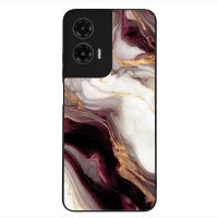 Θήκη Sonique Marble Series για Motorola Moto G35 5G Μπορντώ