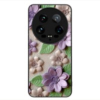 Θήκη Sonique 3D Flower Series για Xiaomi Xiaomi 14 Ultra Βιολετί