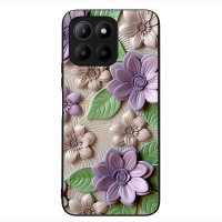 Θήκη Sonique 3D Flower Series για Honor 70 Lite 5G Βιολετί