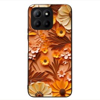Θήκη Sonique 3D Flower Series για Honor 70 Lite 5G Πορτοκαλί