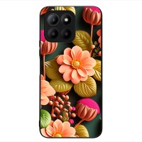 Θήκη Sonique 3D Flower Series για Honor 70 Lite 5G Σομόν