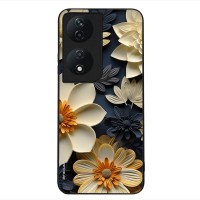 Θήκη Sonique 3D Flower Series για Honor 90 Smart 5G / Honor X7b Εκρού