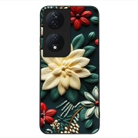 Θήκη Sonique 3D Flower Series για Honor 90 Smart 5G / Honor X7b Πράσινο