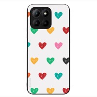Θήκη Sonique Heart Series για Honor 70 Lite 5G Λευκό 02