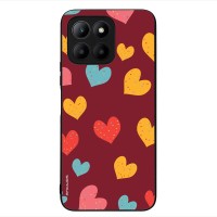 Θήκη Sonique Heart Series για Honor 70 Lite 5G Μπορντώ