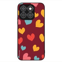 Θήκη Sonique Heart Series για Honor X8b Μπορντώ
