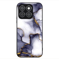 Θήκη Sonique Marble Series για Honor X8b Μωβ Γκρι