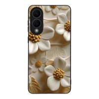 Θήκη Sonique 3D Flower Series για Samsung Galaxy S25 Edge Λευκό