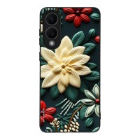 Θήκη Sonique 3D Flower Series για Samsung Galaxy S25 Edge Πράσινο