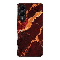 Θήκη Sonique Marble Series για Samsung Galaxy S25 Edge Κόκκινο