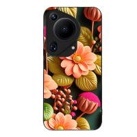 Θήκη Sonique 3D Flower Series για Huawei Pura 70 Ultra Σομόν