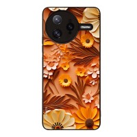 Θήκη Sonique 3D Flower Series για Xiaomi Poco F7 Ultra 5G Πορτοκαλί