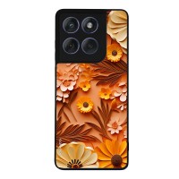 Θήκη Sonique 3D Flower Series για Motorola Edge 60 Fusion 5G Πορτοκαλί