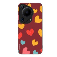 Θήκη Sonique Heart Series για Huawei Pura 70 Ultra Μπορντώ