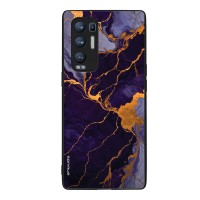 Θήκη Sonique Marble Series για Oppo Find X3 Neo 5G Μωβ