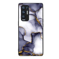 Θήκη Sonique Marble Series για Oppo Find X3 Neo 5G Μωβ Γκρι