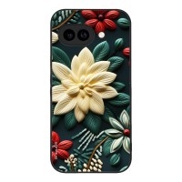 Θήκη Sonique 3D Flower Series για Google Pixel 9a 5G Πράσινο