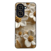 Θήκη Sonique 3D Flower Series για Xiaomi Poco C71 4G Λευκό