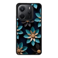 Θήκη Sonique 3D Flower Series για Xiaomi Redmi Note 14 4G (164.84mm) Γαλάζιο