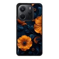 Θήκη Sonique 3D Flower Series για Xiaomi Redmi Note 14 4G (164.84mm) Πορτοκαλί 01
