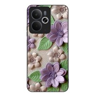 Θήκη Sonique 3D Flower Series για Realme 14 5G / Realme 14T 5G Βιολετί