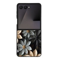 Θήκη Sonique 3D Flower Series για Samsung Galaxy Z Flip 7 Γκρι