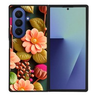 Θήκη Sonique 3D Flower Series για Samsung Galaxy Z Fold 7 Σομόν
