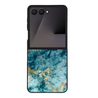 Θήκη Sonique Marble Series για Samsung Galaxy Z Flip 7 Μπλε