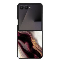 Θήκη Sonique Marble Series για Samsung Galaxy Z Flip 7 Μπορντώ