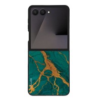 Θήκη Sonique Marble Series για Samsung Galaxy Z Flip 7 Πράσινο