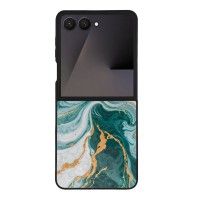 Θήκη Sonique Marble Series για Samsung Galaxy Z Flip 7 Πράσινο 01
