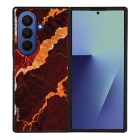 Θήκη Sonique Marble Series για Samsung Galaxy Z Fold 7 Κόκκινο