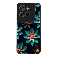Θήκη Sonique 3D Flower Series για Motorola Edge 50 Neo 5G / Edge 60 Neo 5G Γαλάζιο