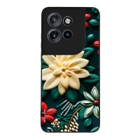 Θήκη Sonique 3D Flower Series για Motorola Edge 50 Neo 5G / Edge 60 Neo 5G Πράσινο