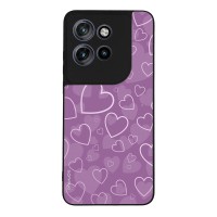 Θήκη Sonique Heart Series για Motorola Edge 50 Neo 5G / Edge 60 Neo 5G Βιολετί