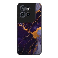 Θήκη Sonique Marble Series για Motorola Edge 50 Neo 5G / Edge 60 Neo 5G Μωβ