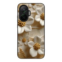 Θήκη Sonique 3D Flower Series για Xiaomi Poco F7 5G Λευκό