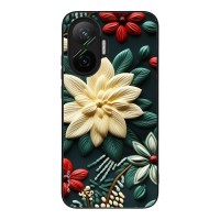 Θήκη Sonique 3D Flower Series για Xiaomi Poco F7 5G Πράσινο