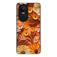 Θήκη Sonique 3D Flower Series για Oppo Reno10 Pro 5G Πορτοκαλί